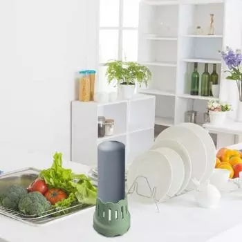 1/2 шт., силиконовый реверсивный держатель для чашек, быстросохнущая пищевая перевернутая бутылка для воды, бокал для вина, кружка, сливная стойка, кухонные принадлежности 1pc розовый