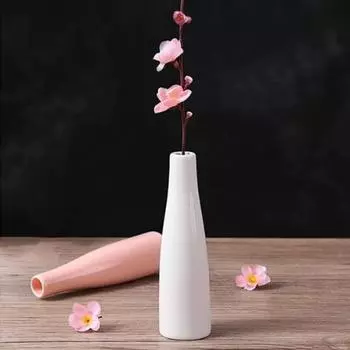 1-2 шт., скандинавская современная белая керамическая ваза, украшение, искусственный сухой цветок, простая ваза, композиция, гостиная, шкаф, украшение для дома