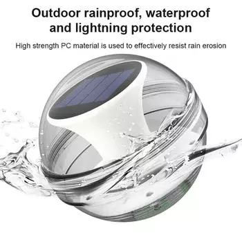 1/2 шт. солнечные светодиодные фонари для украшения пруда и бассейна 1pcs