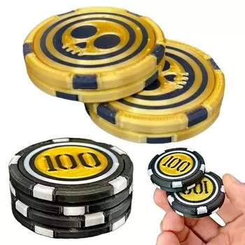 1/2 шт. стек фишек магнитный слайдер снятие стресса тревожности дети подростки взрослые магнитный тактильный монета кончик пальца слайдер карман EDC сенсорная игрушка A