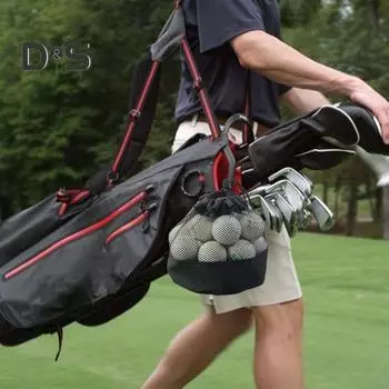 1/2 шт. сумка для мячей для гольфа нейлоновая сетка сумка для хранения мячей для гольфа сумка-мешок для гольфа органайзер для аксессуаров для гольфа держатель для мячей 1pc