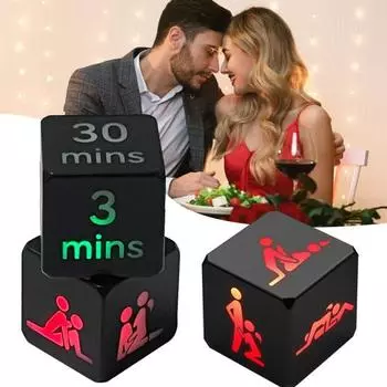 1/2 шт. светодиодные игральные кости с подсветкой портативные перезаряжаемые RGB светящиеся мигающие время принятия решения о еде A