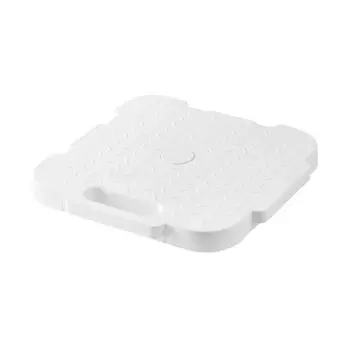 1/2 шт. Тележка для перевозки мебели Платформенная тележка Большая грузоподъемность Многоцелевая 1pc белый