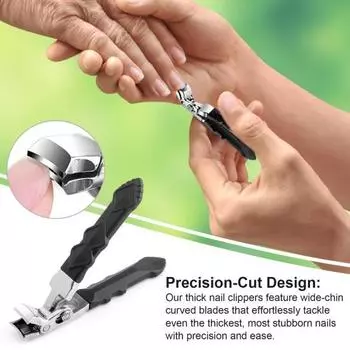 1/2 шт. толстые кусачки для вросших ногтей из нержавеющей стали с широкими губками для жестких ногтей для пожилых людей и взрослых 1pc