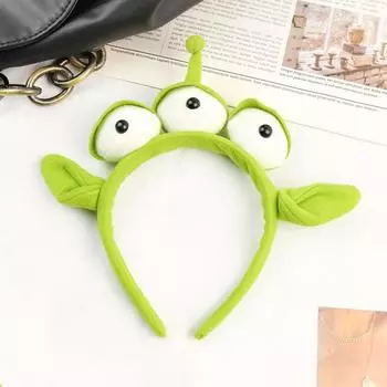 1/2 шт. трехглазый инопланетный ободок на Хэллоуин монстр плюшевый милый головной убор шляпа аксессуары для тематической вечеринки для девочек и детей 2PCS