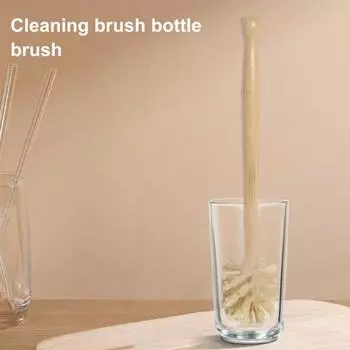 1/2 шт. туалетная щетка из сизалевого волокна, экологически чистая, из бука, с длинной ручкой, для чистки, устойчивая бытовая 1pc