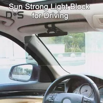 1/2 шт. Удлинитель солнцезащитного козырька автомобиля с поляризованными панелями, сильная защита от света, регулировка на 180 градусов, антибликовое крепление козырька для безопасности вождения и 1pc