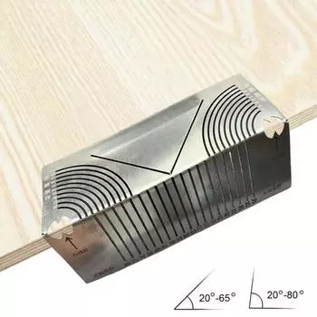 1/2 шт., угловой дуговой маркировочный инструмент, прочный металлический регулируемый многофункциональный линейный дуговой скрайбер, параллельный инструмент для рисования линий, сделай сам, металлообработка, деревообработка S