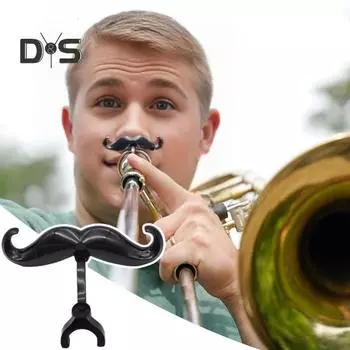 1/2 шт., украшение в виде усов, тромбон, труба, мундштук, декоративная борода, музыкальные инструменты, аксессуары, подарок музыкантам 1pc