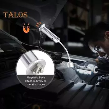 1/2 шт. уличная лампа для гриля с 9 светодиодными бусинами, регулируемая на 360 градусов, магнитная лампа для барбекю, многофункциональная, ремонтная, рабочая лампа для барбекю 1pc серебряный