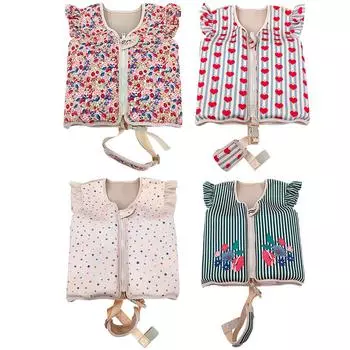 1/2 шт. унисекс, детская одежда для плавания, спасательный жилет для тренировок по плаванию, безопасный спасательный жилет, поплавки для бассейна для детей 2-4 лет Pink flower