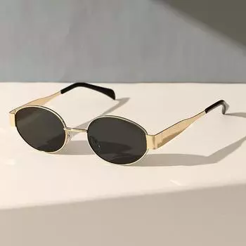 1/2 шт. унисекс овальная оправа классические модные универсальные модные очки для тропического пляжного отдыха аксессуары для уличной фотографии one size чёрный