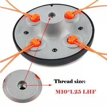 1/2 шт., универсальная триммерная головка, подходит для кустореза Pivotrim