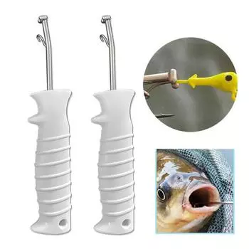 1/2 шт., устройство для извлечения рыболовных крючков, быстросъемный экстрактор рыболовных крючков, устройство для извлечения, противоскользящая ручка, инструмент для извлечения рыболовных крючков 1pc