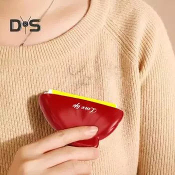 1/2 шт., устройство для удаления катышков со встроенным пылезащитным чехлом, моющийся липкий ролик для удаления шерсти домашних животных, многоразовый портативный мини-средство для удаления шерсти собак и кошек красный