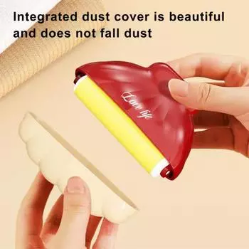 1/2 шт., устройство для удаления катышков со встроенным пылезащитным чехлом, моющийся липкий ролик для удаления шерсти домашних животных, многоразовый портативный мини-средство для удаления шерсти собак и кошек