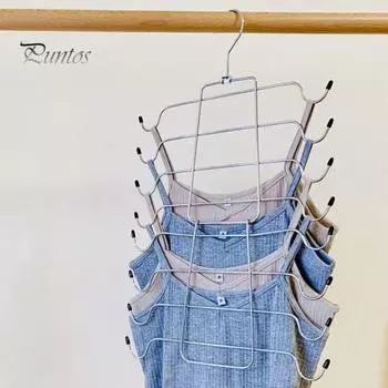 1/2 шт. вешалка для верхней одежды органайзер для шкафа прочная несущая нескользящая конструкция экономящая место вешалка для бюстгальтеров и шарфов 1pc 8 floors