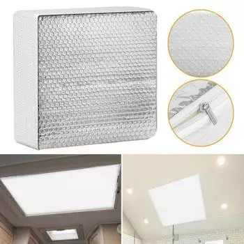 1/2 шт., водонепроницаемая алюминиевая пленка для изоляции люка в крыше автофургона, универсальная наволочка для подушки люка в крыше автофургона, солнцезащитный козырек от солнца с отражающей поверхностью для автофургона 1pc