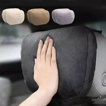 1/2 шт. высококачественный автомобильный подголовник с поддержкой шеи, сиденье / Maybach Design S Class мягкая универсальная регулируемая автомобильная подушка для шеи 1pcs бежевый