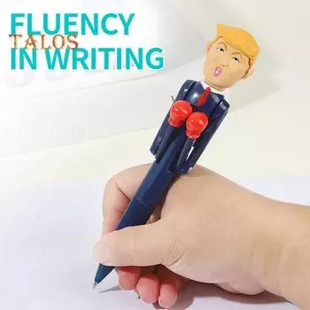 1/2 шт забавная боксерская ручка пластиковая легкая прочная. Снимите напряжение во время учебы с помощью забавной шариковой ручки с наконечником 1,0 мм и кнопкой B