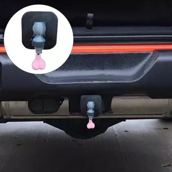 1/2 шт. забавная крышка сцепного устройства прицепа крышка крюка для прицепа с крошечными гайками легко устанавливается 1pc