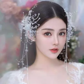 1/2 шт., заколка для волос в виде бабочек, искусственный жемчуг, кисточка, заколка для волос, романтический милый стиль, аксессуары для волос 1pc