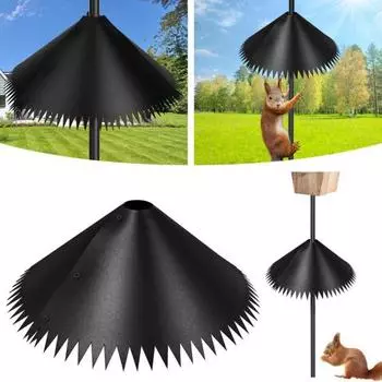 1/2 шт. защитный экран от белок, металлический держатель для столба, ограничитель для защиты от белок, для уличной кормушки для птиц и крюка для пастуха 14Inch 1pc