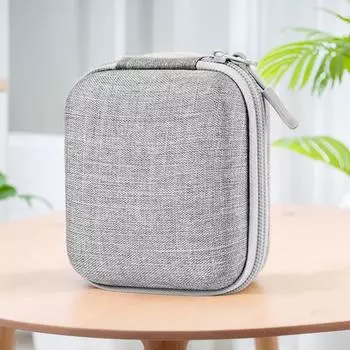 1/2 шт. Защитный чехол для консоли Powkiddy V10, устойчивый к царапинам, сумка для переноски, устойчивая к падениям, с карманным игровым аксессуаром чёрный