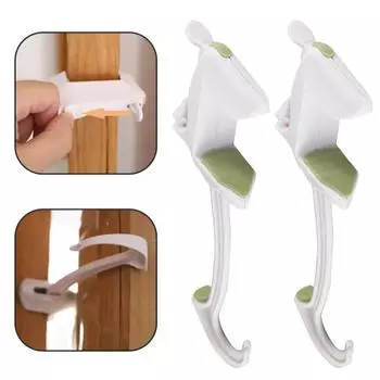 1/2 шт., защитный кожух для двери от защемления, накладной, детский, защитный ограничитель захлопывания двери, не требующий сверления, пластиковый, для защиты рук от травм при защемлении пальцев детей 1pc