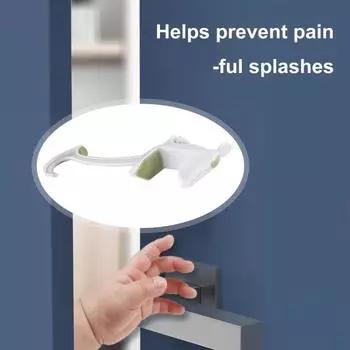 1/2 шт., защитный кожух для двери от защемления, накладной, детский, защитный ограничитель захлопывания двери, не требующий сверления, пластиковый, для защиты рук от травм при защемлении пальцев детей 1pc