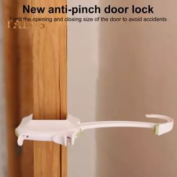 1/2 шт., защитный кожух для двери от защемления, накладной, детский, защитный ограничитель захлопывания двери, не требующий сверления, пластиковый, для защиты рук от травм при защемлении пальцев детей 1pc