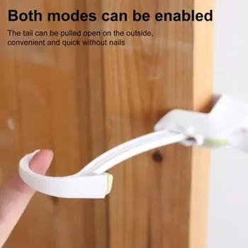 1/2 шт., защитный кожух для двери от защемления, накладной, детский, защитный ограничитель захлопывания двери, не требующий сверления, пластиковый, для защиты рук от травм при защемлении пальцев детей 1pc