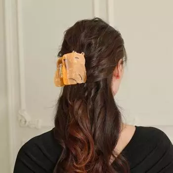 1/2 шт. зажим для волос Capybara, нескользящий, сильная фиксация, уксусная кислота, женщины и девочки 2pcs