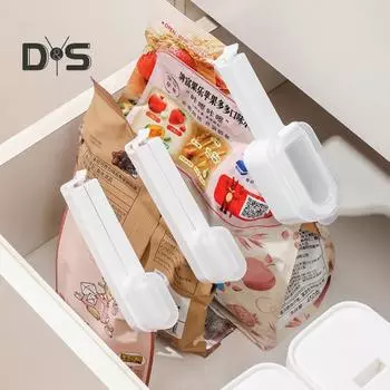 1/2 шт. Зажимы для герметизации с выпускным отверстием, герметичное уплотнение для сохранения продуктов питания, многоцелевые зажимы для пакетов для удобного хранения и организации, кухонный помощник для S 2pcs