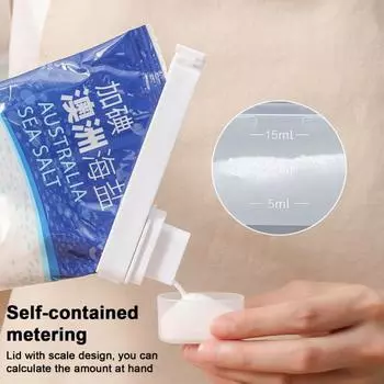 1/2 шт. Зажимы для герметизации с выпускным отверстием, герметичное уплотнение для сохранения продуктов питания, многоцелевые зажимы для пакетов для удобного хранения и организации, кухонный помощник S 2pcs