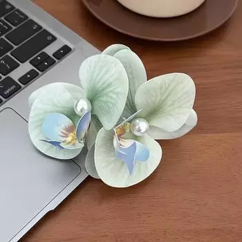 1/2 шт. Жемчужная Орхидея Заколка для Волос для Женщины Искусственный Цветок Заколки для Волос Милые Свадебная Вечеринка Боковая Заколка Заколки Аксессуары для Волос Подарки