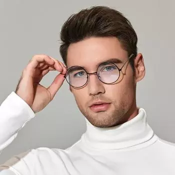 1/2 шт. Женские очки в металлической оправе в повседневном стиле, модные, подходят для активного отдыха, отпуска, повседневной жизни one size чёрный