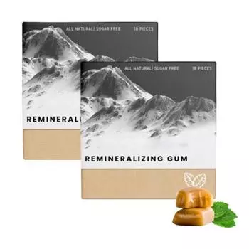 1/2 шт. жевательная резинка с ксилитом без сахара защита зубов освежает дыхание натуральная реминерализующая жевательная резинка 1pc