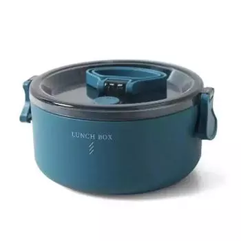 1/2-слойный Ланч-бокс Контейнер для еды Контейнер для закусок Ланч-бокс для еды Контейнер для хранения еды Термос Ланч-бокс 1 layer -bule