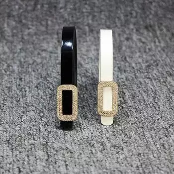 1,2 см супер тонкие ремни из полиуретана для девочек летние легкие удобные ремни для детей и студентов модные ремни белый