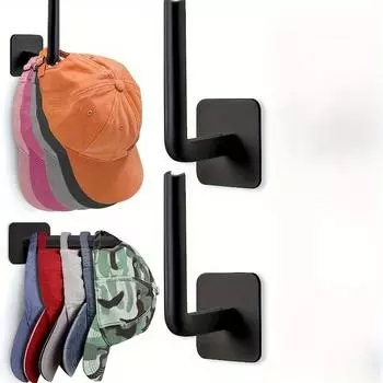 1/2 упаковки современных пластиковых самоклеящихся крючков - настенное крепление, без проколов, простая установка для шляп, ключей, полотенец - организация пространства для ванной комнаты, спальни, прихожей