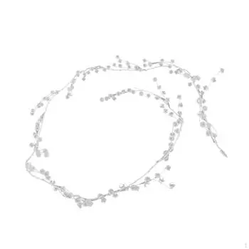 1.2M акриловые бусины гирлянда подвесная люстра цепь железная проволока для цветочных поделок ювелирные изделия