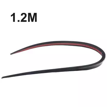 1.2M автомобильный спойлер молдинги автомобильный задний спойлер на крышу багажника накладка на заднее крыло накладка на капот протектор ярко-черный / углеродное волокно