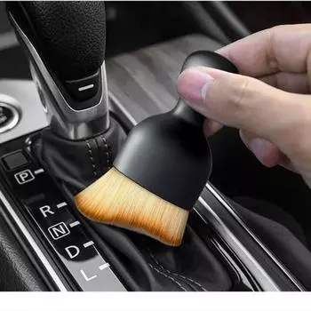 1/2Pc Car Vent Cleaning Soft Brush with Casing Car Interior Cleaning Tool Artificial Car Brush Crevice Dusting Detailing Brush