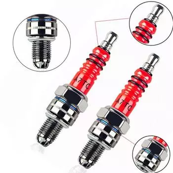 1/2pcs 3-claw spark plug multi-angle Three-pole ignition Fuel saving Improve powerStroke Engine Ignition Plug car accessories
