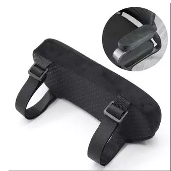 1/2pcs Car Chair Armrest Pads Ultra-Soft Memory Foam Elbow Pillow Support Fit For Home Office Chair Hand Pad Elbow Relief Polyester