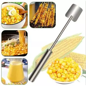 1/2pcs Corn Cob Peeler Peeler Stainless Steel Corn Stripping Tool Time Saving Manual Quick Corn Threshing Tool For Home Use