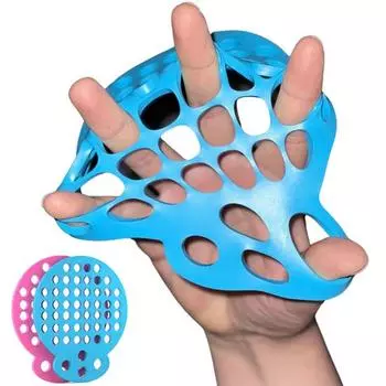 1/2Pcs Finger Exerciser Portable Finger Stretcher Finger Physical Therapy Tool Hand Injury розовый