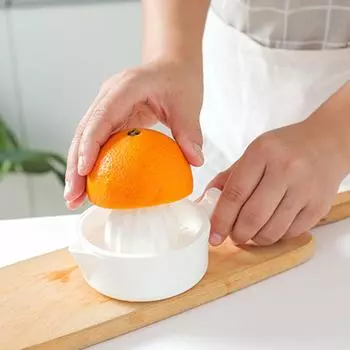 1/2Pcs Hand Juicer Citrus Orange Squeezer Portable Manual Lid Rotation Press Reamer Plastic Fruit Tool Kitchen Accessories Tools