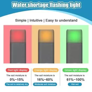 1/2Pcs Hygrometer Hygrometer Household Lawn Plant Soil Humidity Outdoor Humidity Sensor Hygrometer Tool Soil Moisture Meter